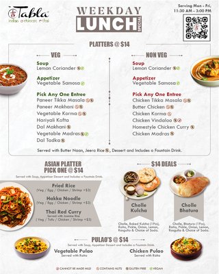 Menu photo 4 Tabla Indian Restaurant Orlando Orlando, FL Menu photo 4 Tabla Indian Restaurant Orlando Orlando, FL