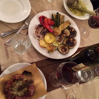 Da Francesco - Artichokes and vegetable antipasto - Italian Near Me - Rome, RM