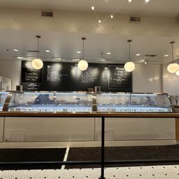 Ice cream counter
