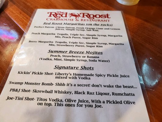 Menu photo 1 The Red Roost Quantico, MD