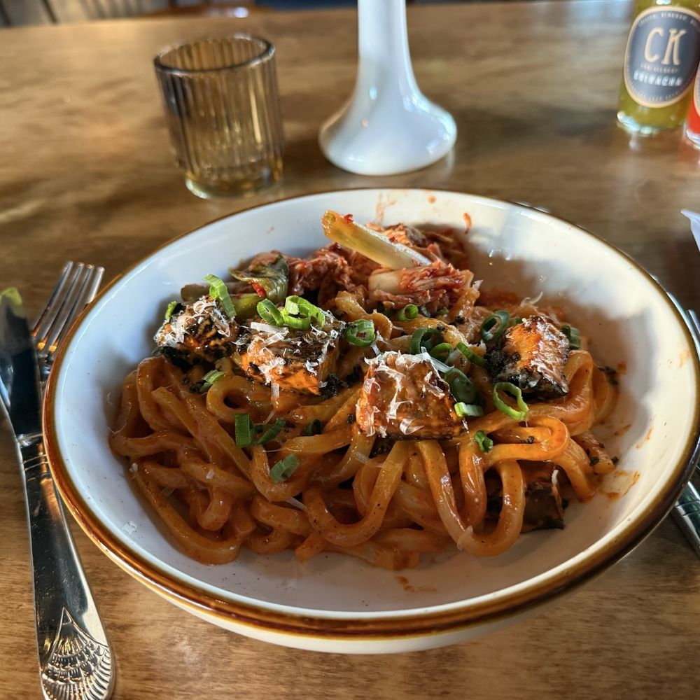 Clever Koi - Kimchi Carbonara - Asian Fusion Near Me - Gilbert, Arizona