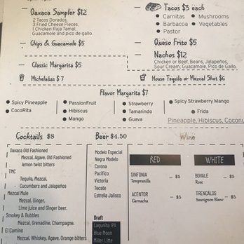 Casa Oaxaca - Happy hour menu - Mexican Near Me - Bethesda, Maryland Casa Oaxaca - Happy hour menu - Mexican Near Me - Bethesda, Maryland