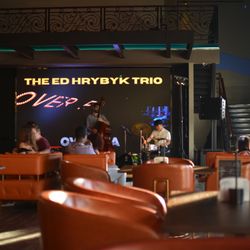 Oversea Distillery And Bar - The Ed Hrybyk trio on a Friday night