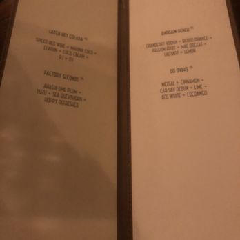 The W - Menu - Cocktail Bars Near Me - Lee's Summit, Missouri