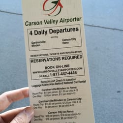 Carson Valley Airporter - Info from flyer