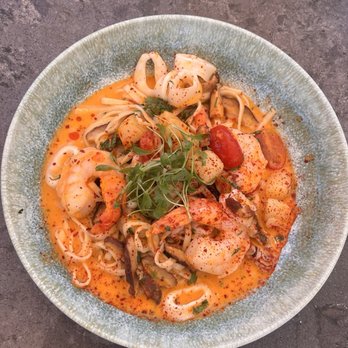 NEP Cafe - Seafood Tom Kha Pasta 5/5 incredible must order!! - Breakfast & Brunch Near Me - Fountain Valley, California NEP Cafe - Seafood Tom Kha Pasta 5/5 incredible must order!! - Breakfast & Brunch Near Me - Fountain Valley, California