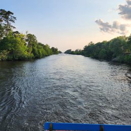 Outside on deck as we viewed the beautiful scenery!