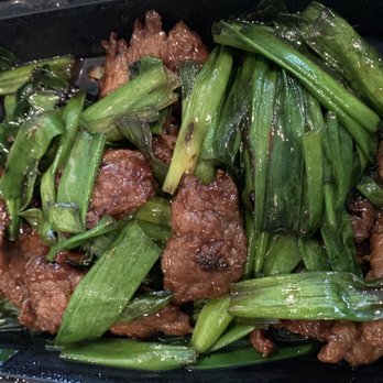 Kitchen Master - Scallion beef stir fry - Chinese Near Me - Frisco, Texas