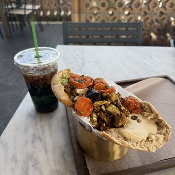 Brassica - chicken pita sandwich - Mediterranean Near Me - Cincinnati, Ohio