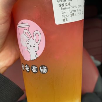 Ume Tea - Passion Fruit & Watermelon Green Tea with lychee jelly - Bubble Tea Near Me - Milpitas, California Ume Tea - Passion Fruit & Watermelon Green Tea with lychee jelly - Bubble Tea Near Me - Milpitas, California