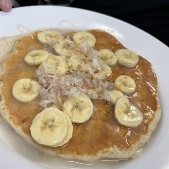 Bobbie's Southern Kitchen - Coconut white chocolate and banana pancake - American Near Me - San Antonio, Texas