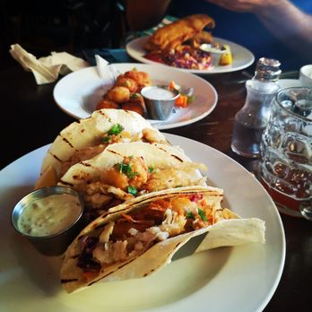 Silver Chalice Pub - a plate of tacos and a glass of beer - American Near Me - Hope, British Columbia Silver Chalice Pub - a plate of tacos and a glass of beer - American Near Me - Hope, British Columbia