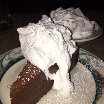 Peter Luger - Chocolate mousse with the schlag - Steakhouses Near Me - Brooklyn, New York