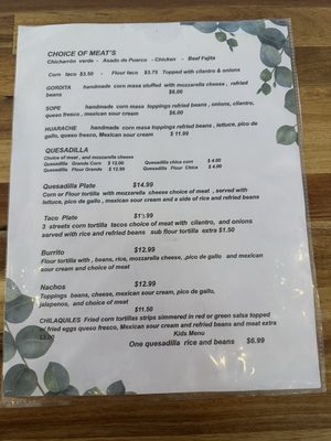 Menu photo 1 El Cantenario Mexican Restaurant Houston, TX Menu photo 1 El Cantenario Mexican Restaurant Houston, TX