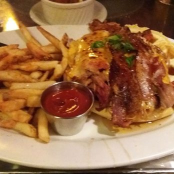 Big Daddy's - The amazing pulled pork Belgium waffle maple syrup cheddar cheese bacon topped deliciousness - Cajun/Creole Near Me - Massapequa, New York