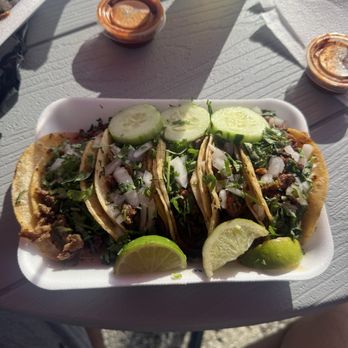 Taco Fire14 - Street Tacos (5 Tacos) Carne asada, Al Pastor - Food Trucks Near Me - Haines City, Florida Taco Fire14 - Street Tacos (5 Tacos) Carne asada, Al Pastor - Food Trucks Near Me - Haines City, Florida