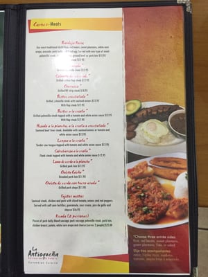 Menu photo 6 La Antioquena Tamarac, FL