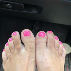 The Nail Garden - My toes ain't shit but what she was working with she did great lol I love them
