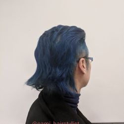 A Plus Hair - Dark blue hair color for men by Cami