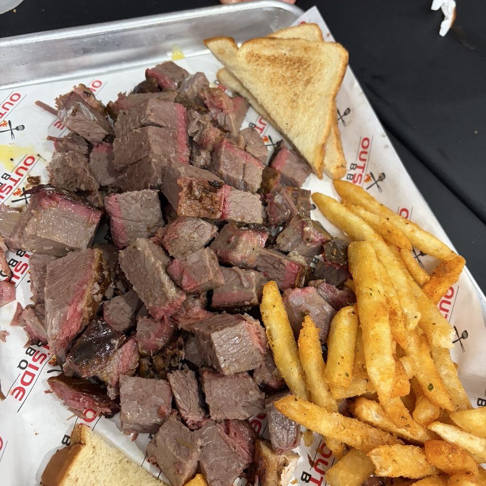 Outside Bbq - Brisket ends - Barbeque Near Me - St. Pete Beach, Florida Outside Bbq - Brisket ends - Barbeque Near Me - St. Pete Beach, Florida
