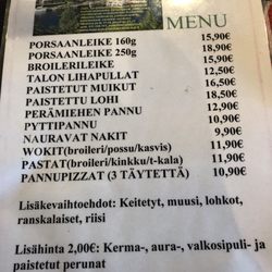 Kermankeidas - Kermankeidas ruokalista