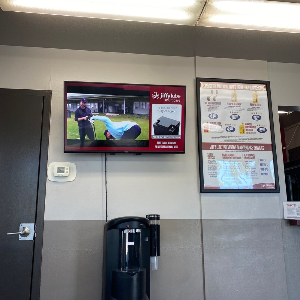 Jiffy Lube - Tv and water - Oil Change Stations Near Me - La Mesa, California Jiffy Lube - Tv and water - Oil Change Stations Near Me - La Mesa, California