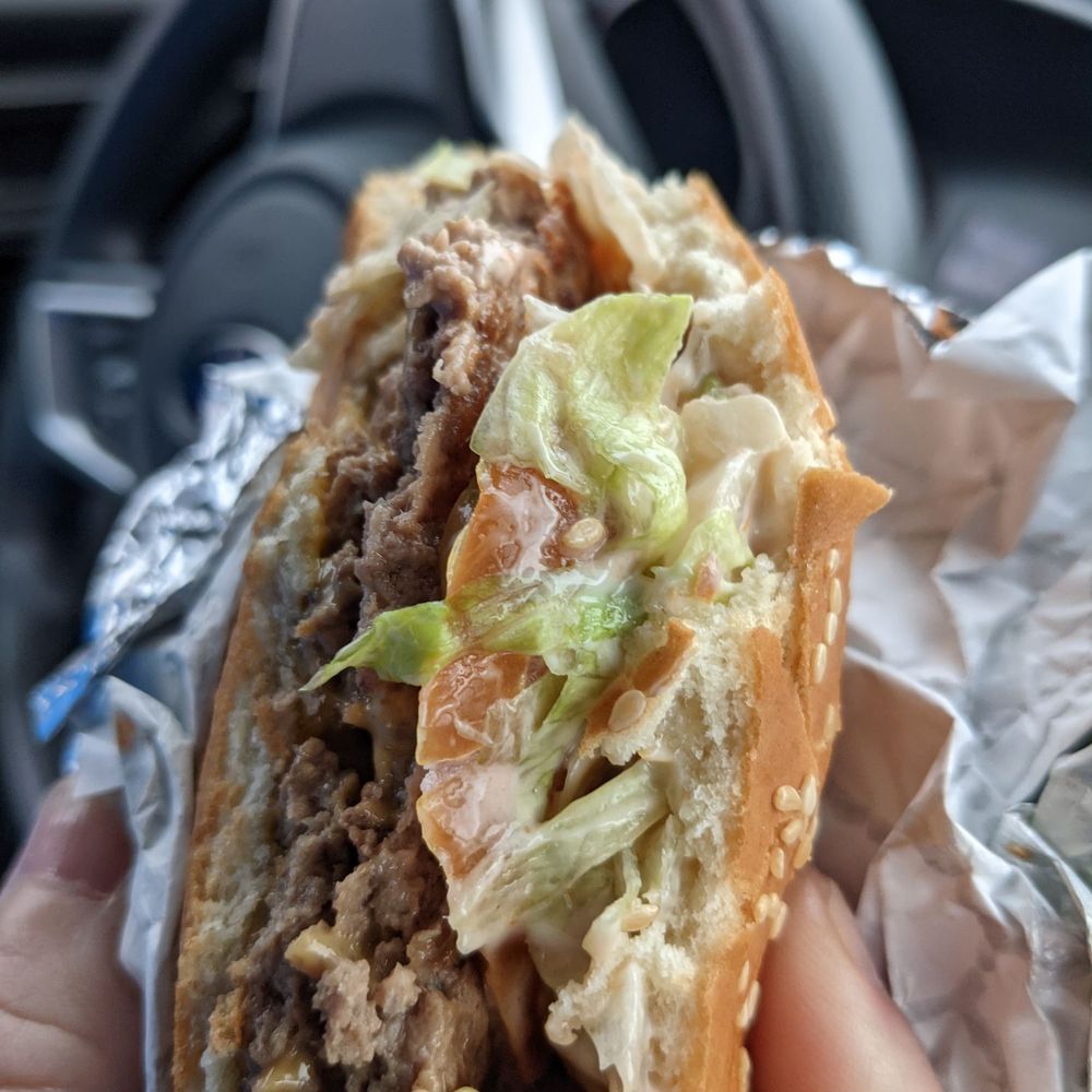 Lariat Bar-B-Q - Double burger with double cheese and bacon. - Burgers Near Me - Yakima, Washington