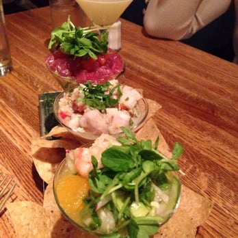 Xoco - Tres ceviches... Graduated. - Mexican Near Me - Chicago, Illinois