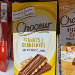 ALDI - It's rough out here. Cornflakes in the chocolate.