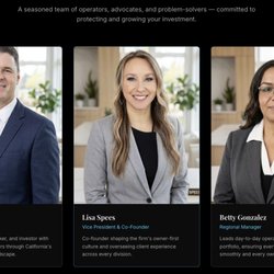 Neighborhood Property Management - The NPM Executive Team Franklin Spees Lisa Spees Betty Gonzalez