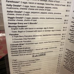 Main Street Cafe - Menu