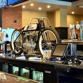 9 South Bar & Grille - Motorcycle on the bar. - Pubs Near Me - Middle Township, New Jersey