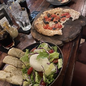 BOCCANERA Wood Fired Pizza - Burrata salad and focaccia cherry - Pizza Near Me - Tulum, ROO