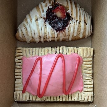 The Coffee Class - Strawberry Lemon Poppyseed Scone (V), Cherry Amaretto Poptart (Vegan & Gluten Free) - Coffee & Tea Near Me - Las Vegas, Nevada The Coffee Class - Strawberry Lemon Poppyseed Scone (V), Cherry Amaretto Poptart (Vegan & Gluten Free) - Coffee & Tea Near Me - Las Vegas, Nevada