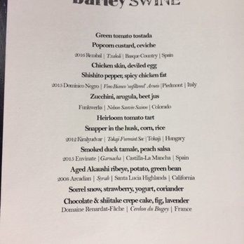 Barley Swine - Super yummy! The chef's tasting menu. - New American Near Me - Austin, Texas Barley Swine - Super yummy! The chef's tasting menu. - New American Near Me - Austin, Texas