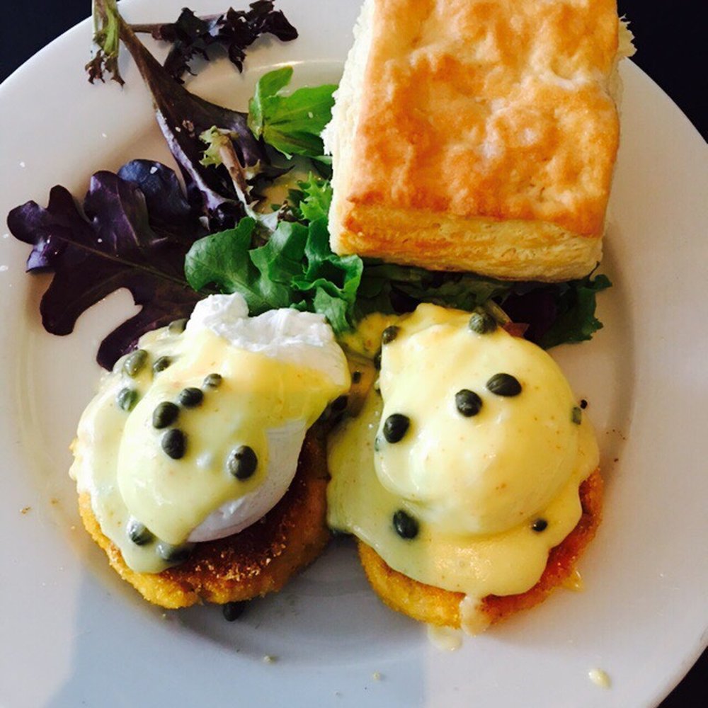 Mama's Boy - Salmon cakes eggs benedict - Southern Near Me - Athens, Georgia Mama's Boy - Salmon cakes eggs benedict - Southern Near Me - Athens, Georgia