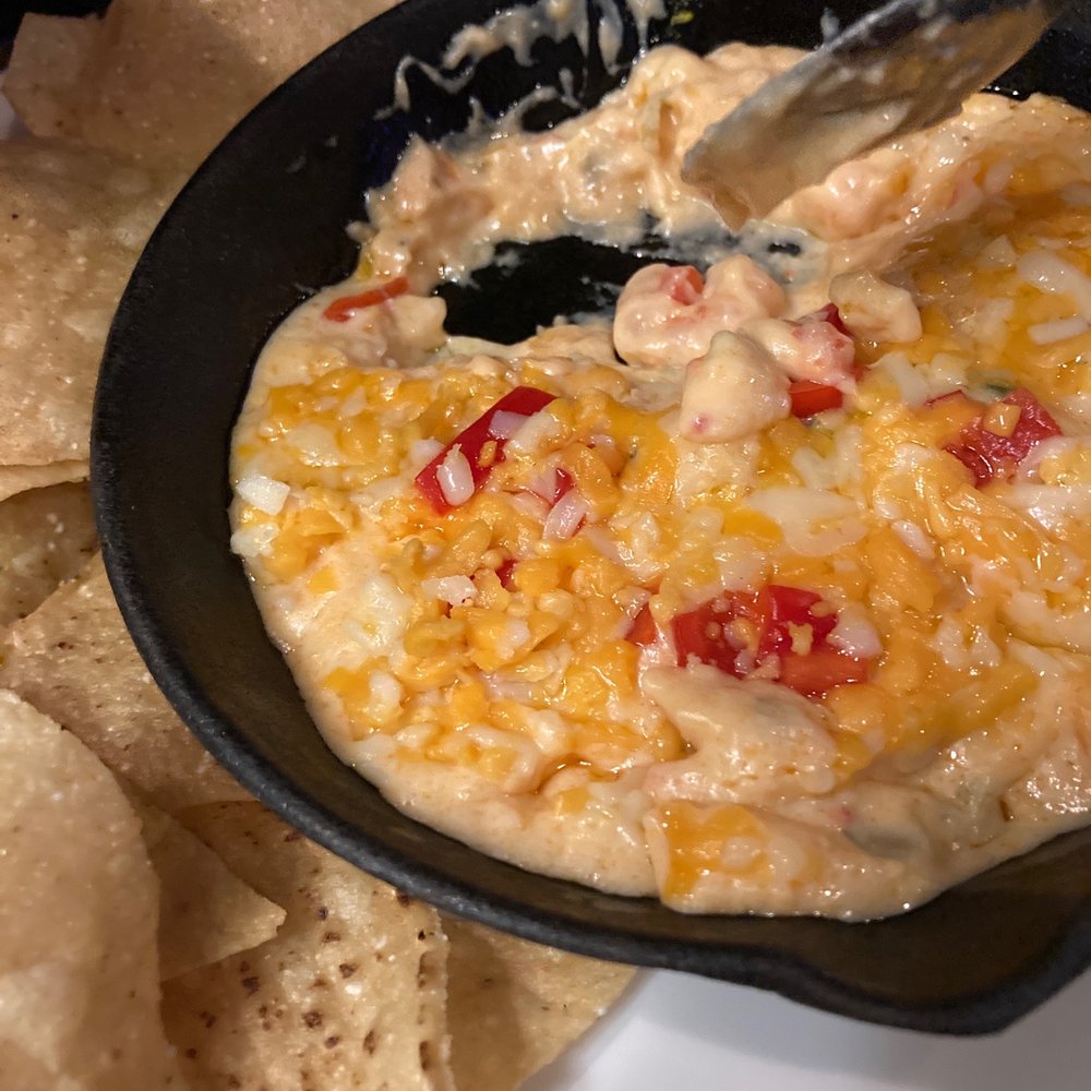 Shrimp dip that wasn't completely heat Shrimp dip that wasn't completely heat