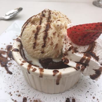 Il Villaggio - Chocolate soufflé cake with vanilla gelato - Italian Near Me - Cherry Hill, New Jersey Il Villaggio - Chocolate soufflé cake with vanilla gelato - Italian Near Me - Cherry Hill, New Jersey