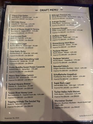 Menu photo 5 Biergarten Boca Raton, FL