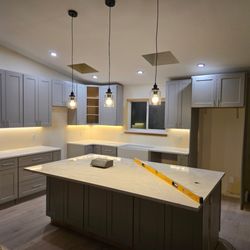 Power Electrical Services - Proud to complete all electrical work for this Thornton kitchen remodel. Planning a remodel? We can help.