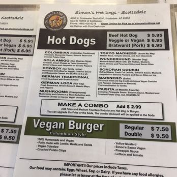 Simon's Hot Dogs - Menu part I!! - Hot Dogs Near Me - Buckeye, Arizona Simon's Hot Dogs - Menu part I!! - Hot Dogs Near Me - Buckeye, Arizona