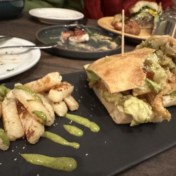 Azafran Restaurant - Fried Smelt Sandwich - Breakfast & Brunch Near Me - Camarillo, California Azafran Restaurant - Fried Smelt Sandwich - Breakfast & Brunch Near Me - Camarillo, California