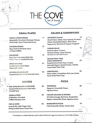 Menu photo 4 The Cove Bar & Lounge Laughlin, NV Menu photo 4 The Cove Bar & Lounge Laughlin, NV