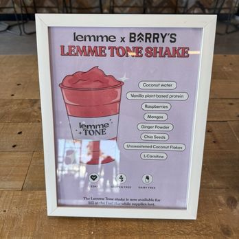 Barry's Houston - What's included in the lemme tone shake - Trainers Near Me - Houston, Texas Barry's Houston - What's included in the lemme tone shake - Trainers Near Me - Houston, Texas