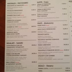 Florencja - Menu str.1