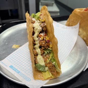 Pym Test Kitchen - Humongous Taco Salad - Coffee & Tea Near Me - Anaheim, California