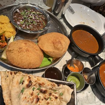 Dishoom - Black House Daal Chole Puri Chicken Ruby Garlic Naan - Indian Near Me - London, XGL Dishoom - Black House Daal Chole Puri Chicken Ruby Garlic Naan - Indian Near Me - London, XGL