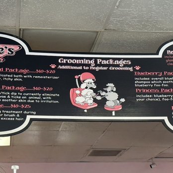 Lorrie's Paw Spa - Package options for grooming with all the things included in a bath - Pet Groomers Near Me - Rancho Cucamonga, California