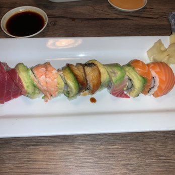 Sapporo - Rainbow Roll - Japanese Near Me - Madison, Tennessee Sapporo - Rainbow Roll - Japanese Near Me - Madison, Tennessee