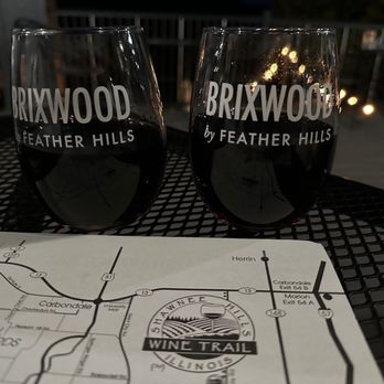 The Fork and Vine - two wine glasses on a table - Wine Bars Near Me - Cobden, Illinois